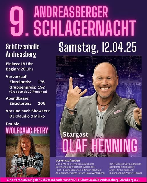 9. Anderasberger Schlagernacht