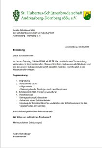 Kleinschützenfest Flyer