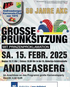 Prunksitzung des AKC Flyer