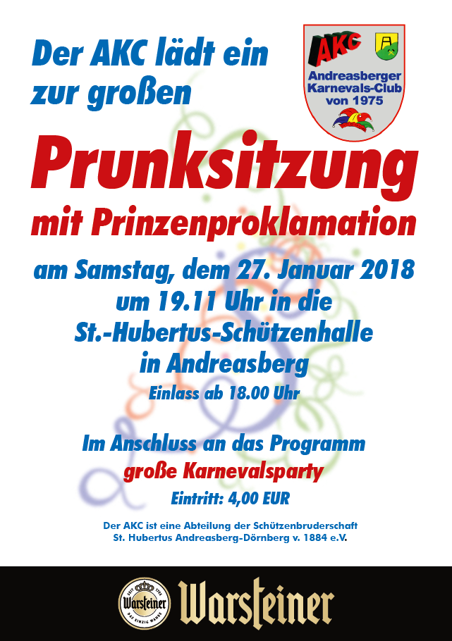 Prunktsitzung des AKC