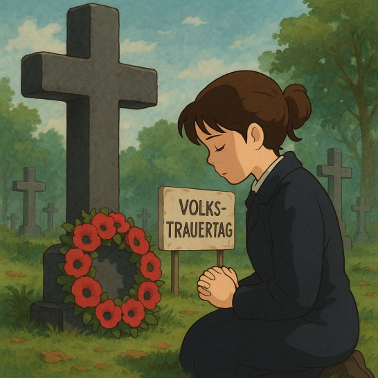 Volkstrauertag; Kranzniederlegung am Ehrenmal