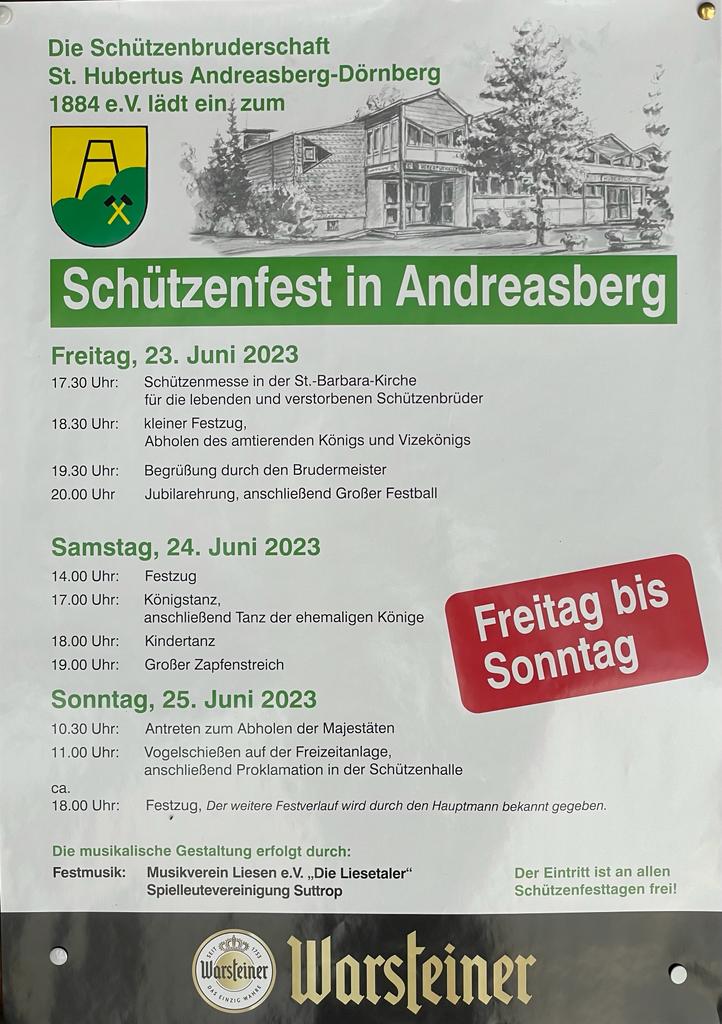 Schützenfest in Andreasberg